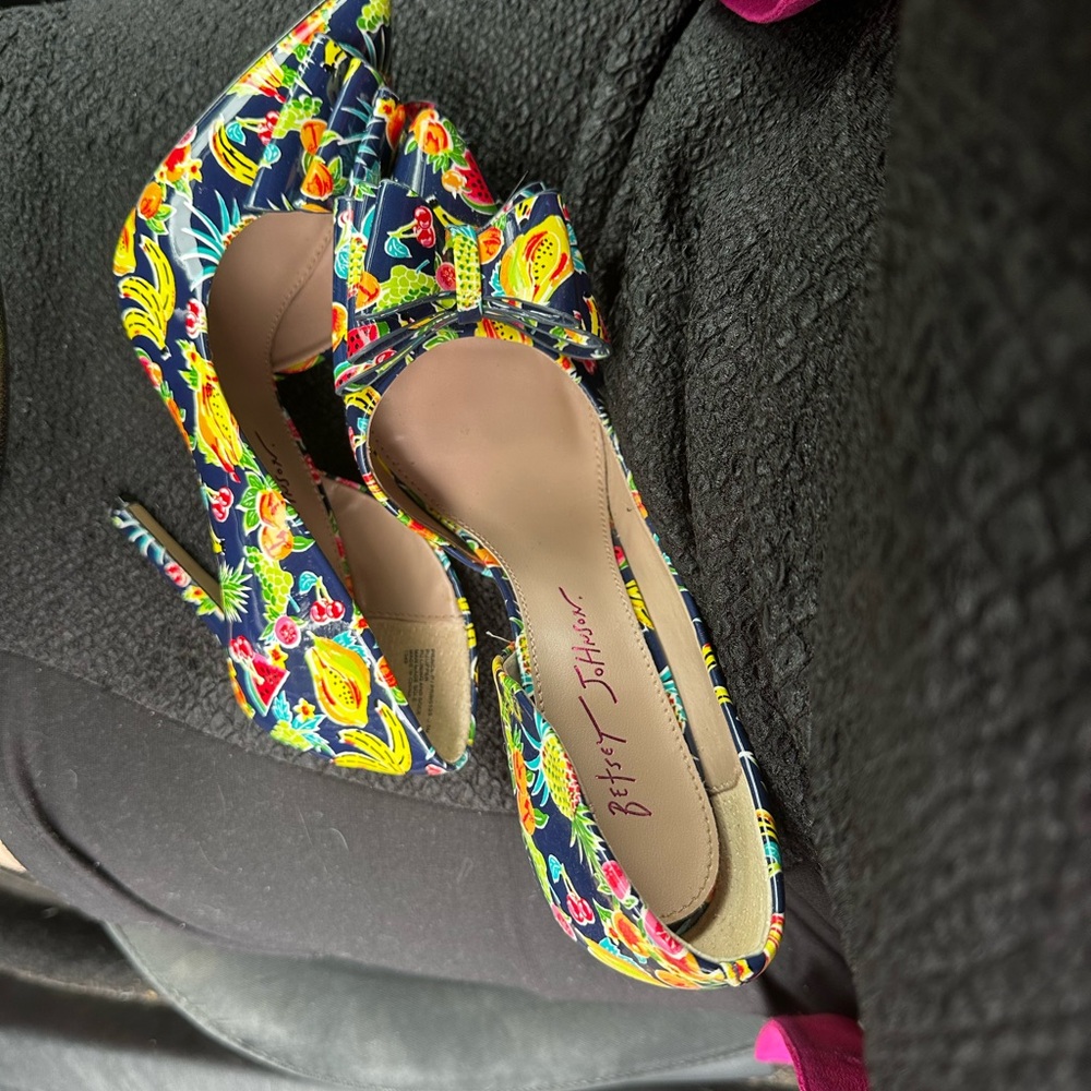 Betsey Johnson Women's Fruit Heels - Multicolor